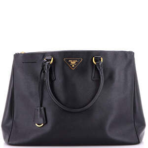 Prada Double Zip Lux Tote Saffiano #257907P12B